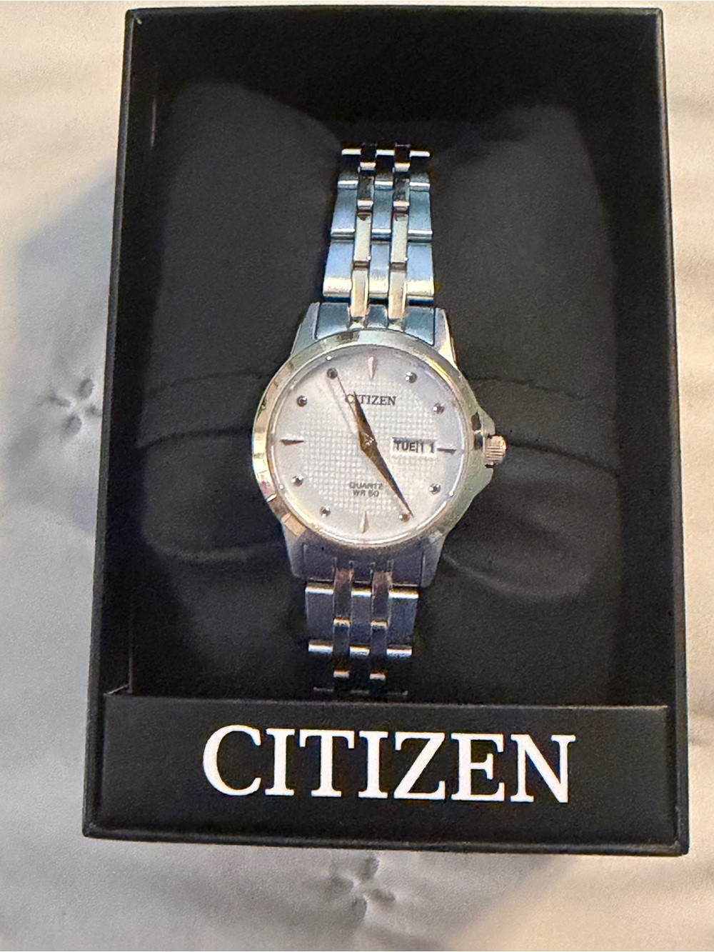 Citizen women’s Silver Stainless Steel Quartz Watch - Silver Dial